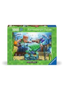 Ravensburger | 1000 Piece Minecraft Jigsaw Puzzles | Minecraft Mosaic | From age 12 + Adult Puzzles