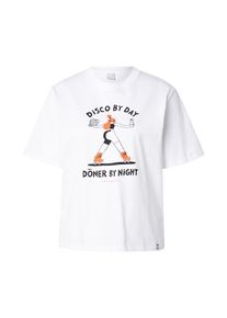 Iriedaily Dames Shirt 'Disco Day' oranje / zwart / wit XL