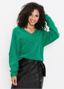 Gebreide oversized trui - groen - maat 32/34 (XS) - bonprix