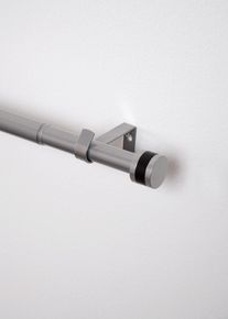 Telescopische gordijnroede met afsluitknop - zilver - maat 70-120 cm - bonprix
