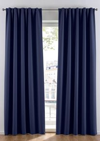 Verduisterend gordijn in diverse maten (1 stuk) - blauw - maat 245x130 cm - bonprix