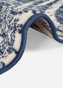 Vloerkleed met een pittoresk patroon - blauw - maat 160x230 cm - bonprix