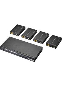 SpeaKa Professional SP-HDS-700 HDMI Extender &uuml;ber Netzwerkkabel RJ45 50m schwarz
