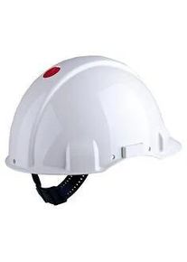 3M Schutzhelm G3001NUV-VI XH001675236, Uvicator, nicht belüftet, dielektrisch 440V, weiß (7000039722)