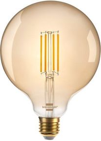 Fa.Brennenstuhl Brennenstuhl Connect WiFi Filament LED Lampe Globe, Alexa, Google, Zeitschaltuhr, E27, 470lm, 4,9W, 2200K, dimmbar, Retro-Design (1294870271)