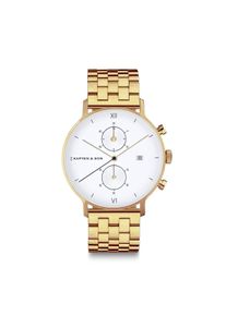 Kapten & Son Kapten & Son Watch Chrono Gold Steel