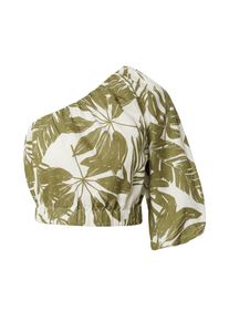 Abercrombie & Fitch Abercrombie & Fitch Bluzka dla kobiet khaki / biały Rozmiar XS