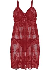 Negligé - rot - Größe 36/38 (S) - bonprix