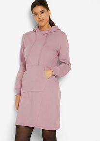 Sweatkleid aus Baumwoll-Mix, rosa, Größe 56/58 (3XL), mit Baumwolle, bonprix