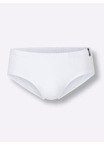 Heren Slips in 5x wit ,maat 5, Witt, 95% Katoen, 5% Elastan