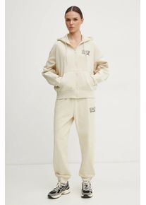 EA7 Emporio Armani trening femei, culoarea bej, AF12473.7W000110