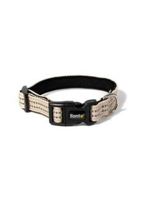 Lionto verstellbares Hundehalsband beige XS