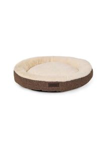 Lionto Rundes Hundebett braun S