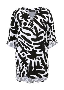 Doris Streich - Lange blouse, wit, Maat 40, viscose
