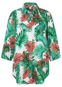 Emilia Lay - Lange blouse met 3/4 mouwen, wit, Maat 40, viscose