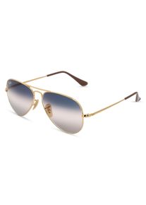 Ray-Ban RB 3689 AVIATOR METAL II | okulary przeciwsłoneczne | Kształt okularów: pilotki, minerał, złoty