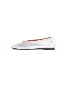 Tommy Hilfiger Baleriny dla kobiet srebrny Rozmiar 36