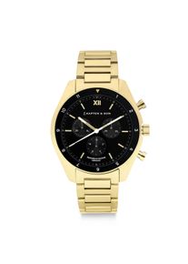 Kapten & Son Kapten & Son Montre Rise Gold Black Steel