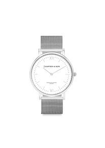 Kapten & Son Kapten & Son Watch Campus Small Silver Mesh