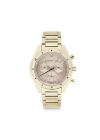 Kapten & Son Kapten & Son Montre Rise Small Light Gold Cream Steel