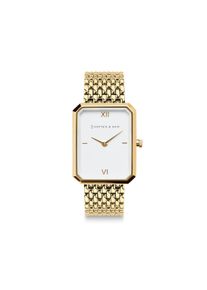 Kapten & Son Kapten & Son Watch Grace Gold Woven Steel