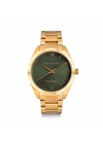 Kapten & Son Kapten & Son Watch Crush Gold Green Steel