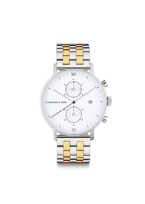 Kapten & Son Kapten & Son Watch Chrono Silver Bicolor Steel