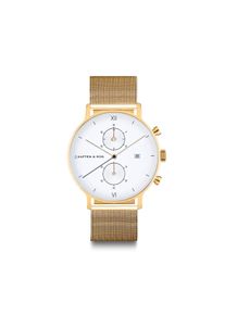 Kapten & Son Kapten & Son Watch Chrono Small Gold Mesh