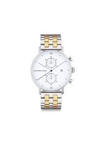 Kapten & Son Kapten & Son Watch Chrono Small Silver Bicolor Steel