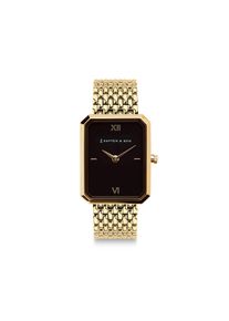 Kapten & Son Kapten & Son Watch Grace Gold Black Woven Steel