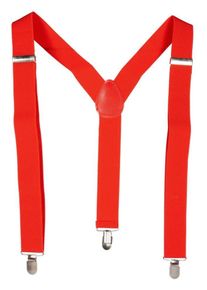 Wilbers Adjustable suspenders in red