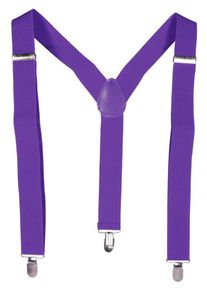 Wilbers Adjustable suspenders in purple