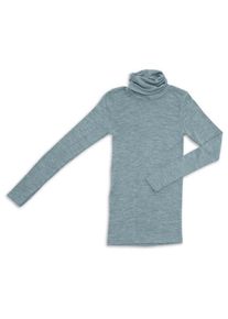 Engel Col roulé L/S pour femmes Sous-vêtement en soie taille 34/36 turquoise
