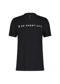 Scott No Shortcuts S/S T-shirt Heren (M |zwart)