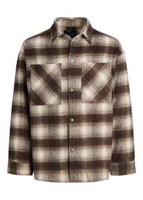 Jack & Jones JACK & JONES Heren Tussenjas 'JORBane' crème / donkerbruin XS