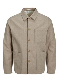 Jack & Jones JACK & JONES Heren Tussenjas 'JPRRiviera' beige gemêleerd L