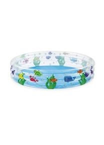 Bestway Piscina Deep Dive a 3 anelli, PVC, Ø 152 x 30 cm, 282 L, multicolore