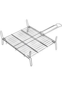 Edm Grelha dupla para churrasco - Zinco - 50X50 Cm