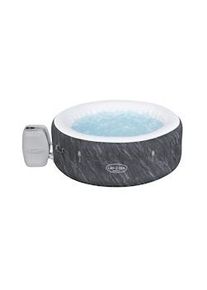 Bestway Piscina idromassaggio Lay-Z-Spa Boracay, PVC, Ø 180 x 66 cm, 669 l, massaggio con 2 livelli di intensità, aspetto in marmo scuro, nero/bianco