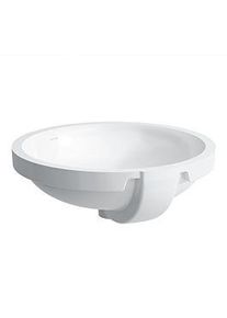 Laufen Pro B Einbau-Waschtisch 8189620001091 42x42cm, weiß, ohne Hahnloch, mit Überlauf