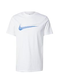 Nike Sportswear, Mænd, Bluser & t-shirts 'SWSH', Neonblå / Lysegrå / Hvid, Størrelse L