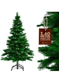 Casaria Árbol artificial PVC 140cm con soporte