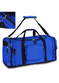 Monzana Bolsa deportiva azul 70x35x35cm 90L