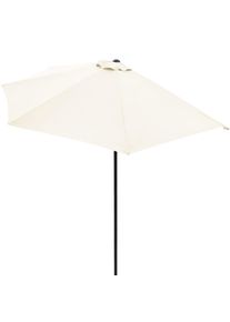 Kingsleeve Sombrilla semicircular con protección UV80+ Crema