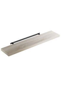 Casaria Wandplank Zwevend Eik MDF 110x23x3,8cm