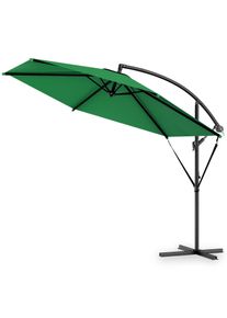 Kingsleeve Zweefparasol Groen Alu Ø330cm UV-bescherming 50+