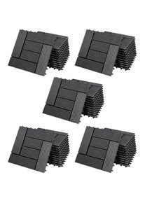 Casaria Tegels 55 stuks Mozaïek Antraciet WPC 30x30cm