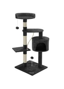 Cadoca Árbol para gatos gris oscuro 112cm
