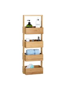 Casaria Badkamerrek Bamboe 88x16x28cm