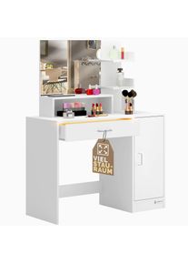 Casaria Make Up Tafel Jocelyn Wit 140x90x40cm